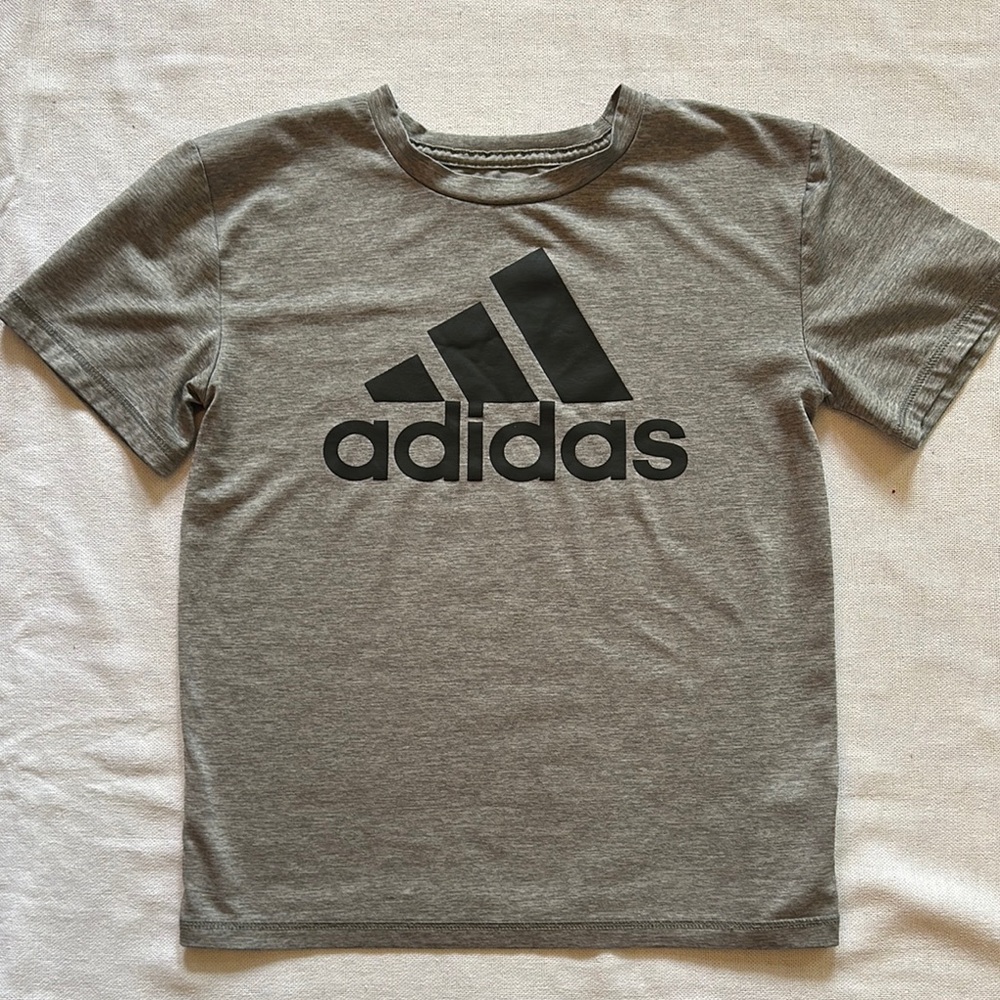 Adidas Boys Gray T-Shirt